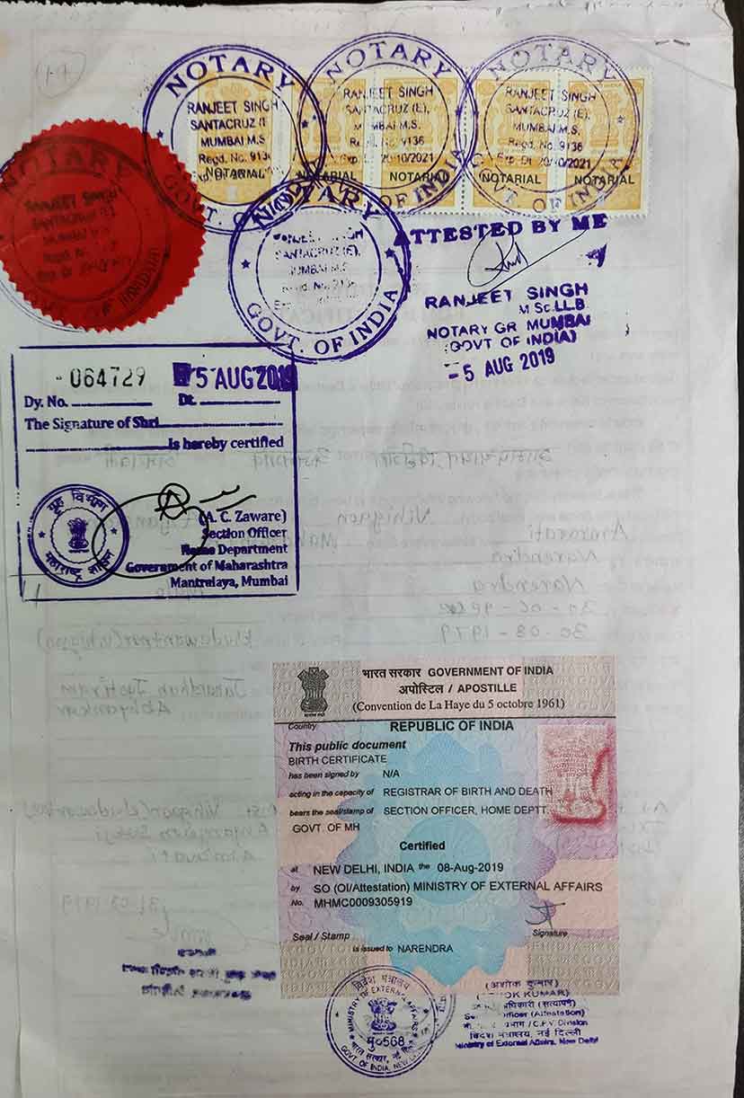 important document apostille attestation