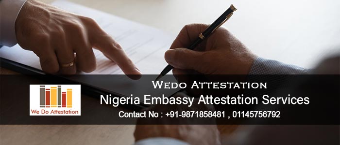 nigeria Embassy Attestation